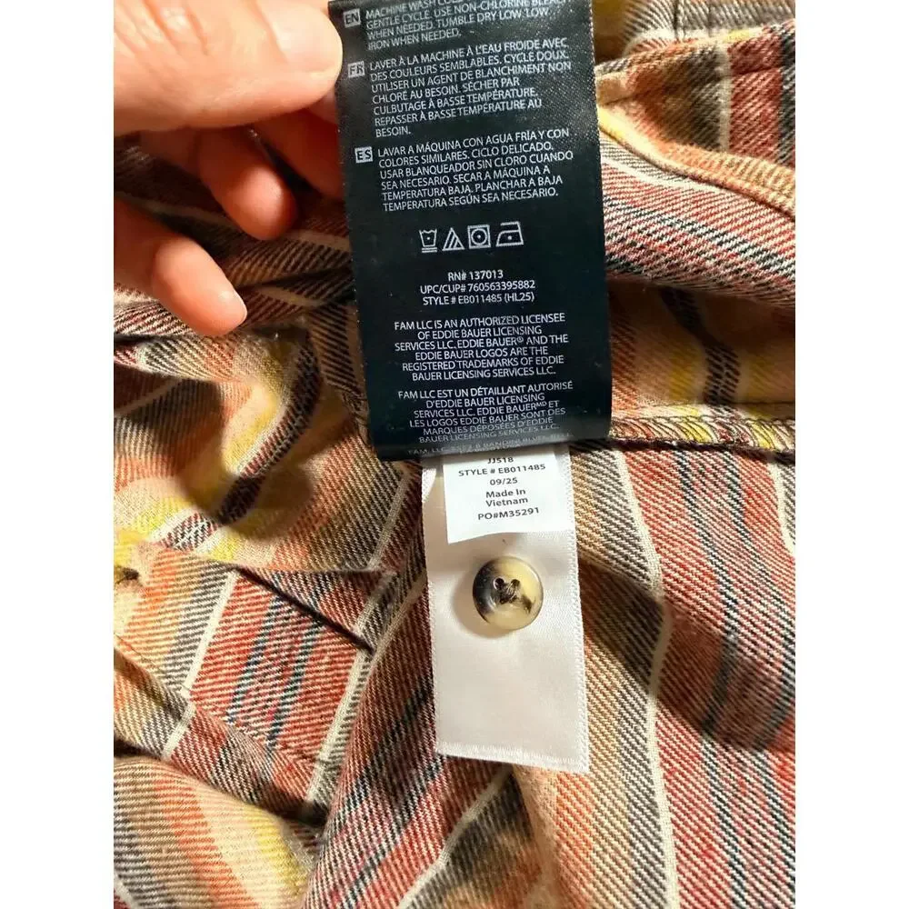 NWT Eddie Bauer Men's Sparrow Shirt Jacket Outdoor Size Medium - Picture 7 of 11